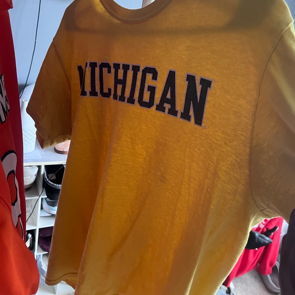 Yellow Michigan T-shirt